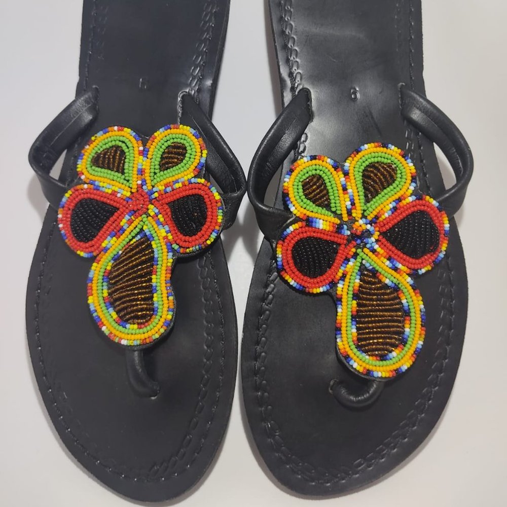 WOMEN SANDALS. AFRICAN MASAI SANDALS